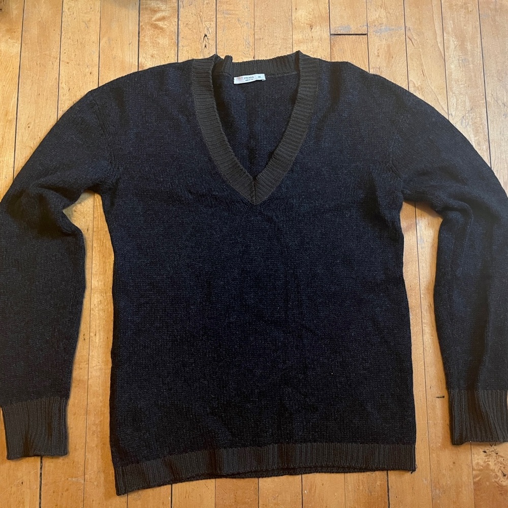 Prada Cashmere V-Neck Sweater